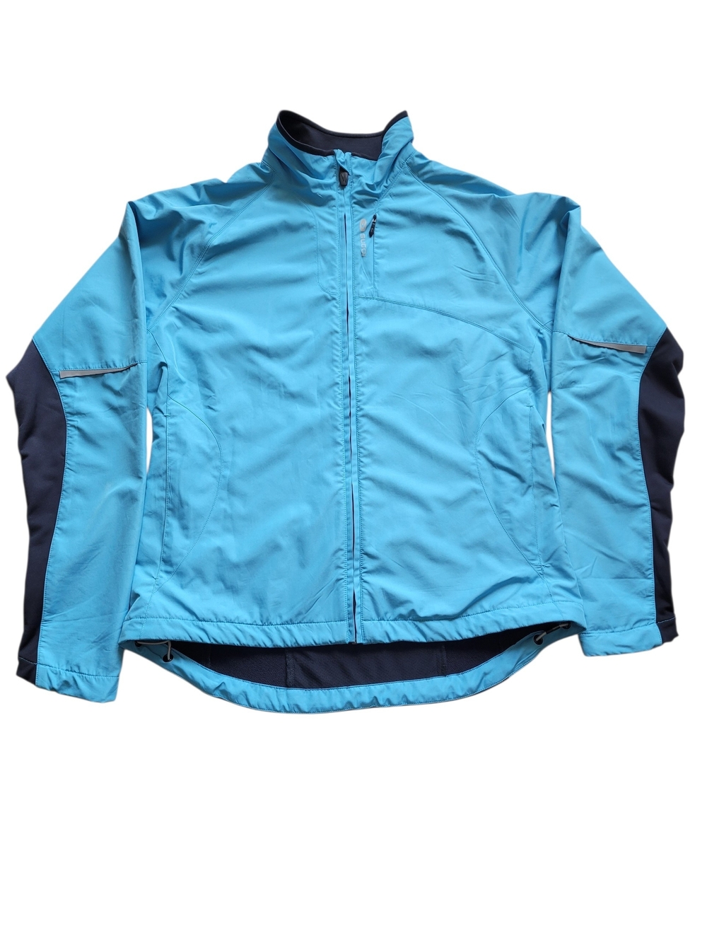 SUGOI Performance Cycling Running Jacket Blue Charcoal Size M
